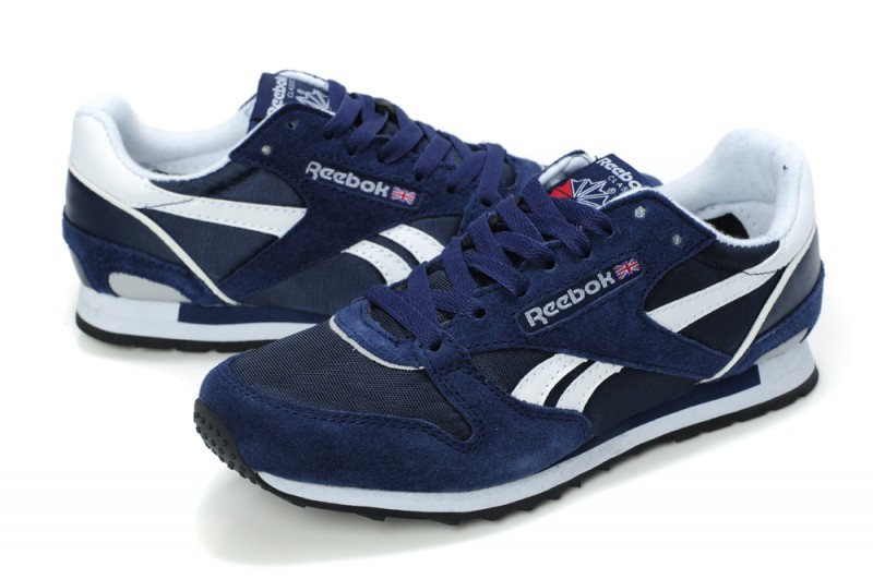 Chaussure Reebok Classic Bleu Marine Homme Pas Cher